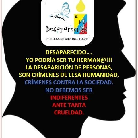 Logo Fundación Desaparecidos Colombia Huellas de Cristal